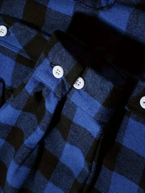 Casual Slim plaid shirt