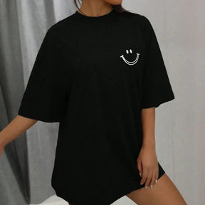 Women's All-Match Happy Expression Shirt