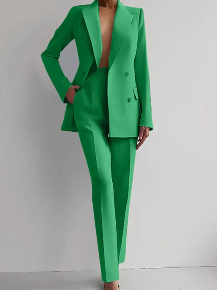 Women's Skinny Blazer Set