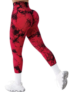 Tie dye yoga pants sports leggings