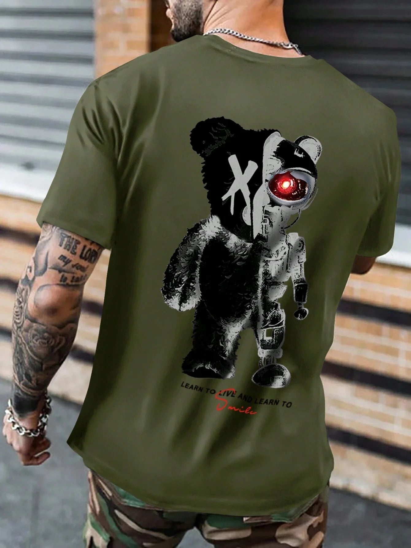Hight Street Bear Cotton Shirt