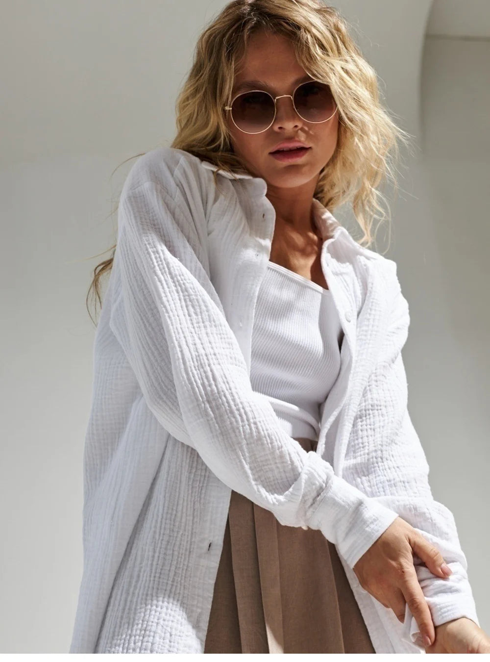 Women's Casual Cardigan Shirt