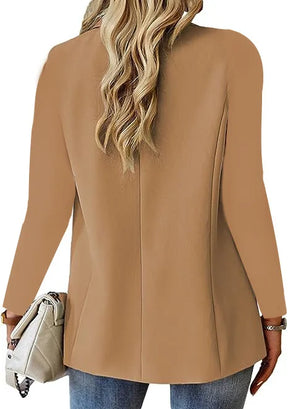 Women's Elongated Casual Blazer Coat