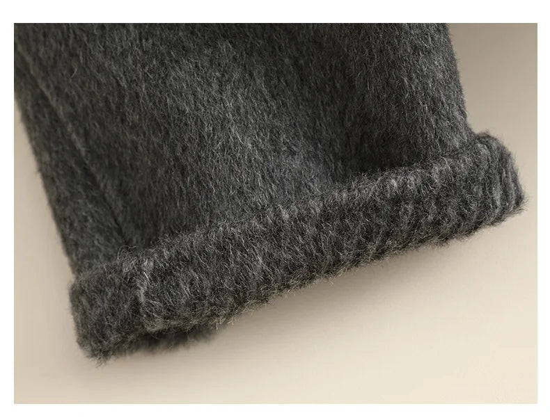 Double Sided Wool Coat Long Handmade Wool Woolen Coat