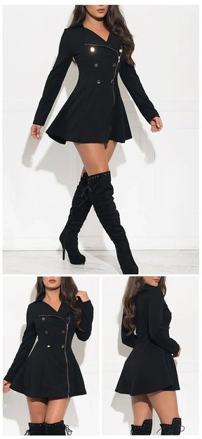Women's Double-Breasted Coat