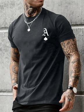 Plus Size Men's Playing Card Shirt