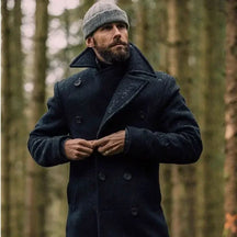 European Lapel Men's Casual Coat
