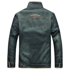 Casual men's denim jacket