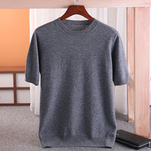 Men's 100% Merino Wool Pullover Sweater Shirt