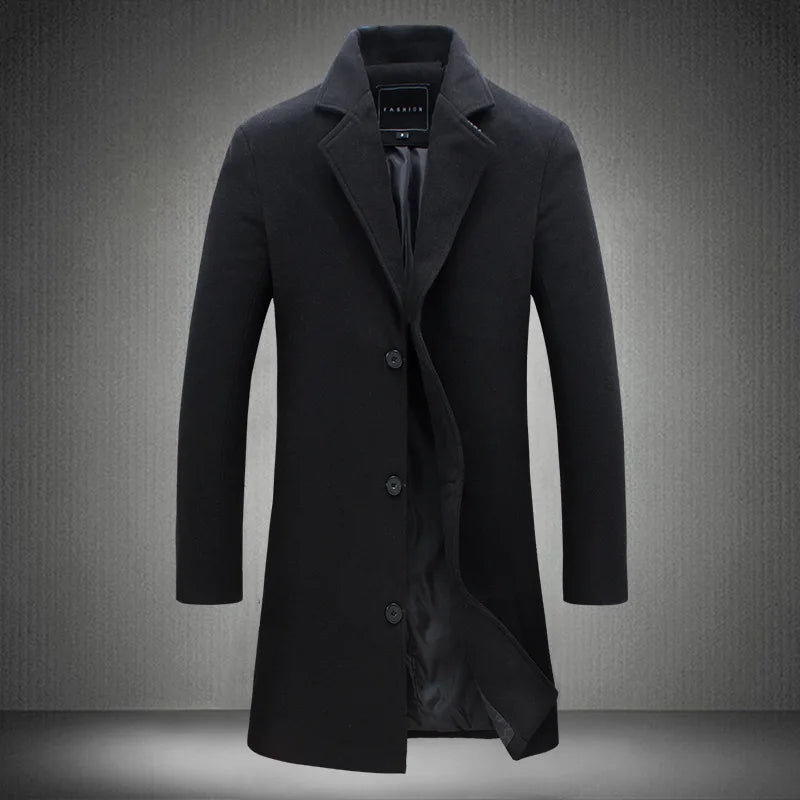 Men's La Slim Fit Broadcloth Blazer Coat