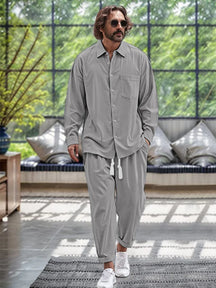 European Oversize Men's casual Set
