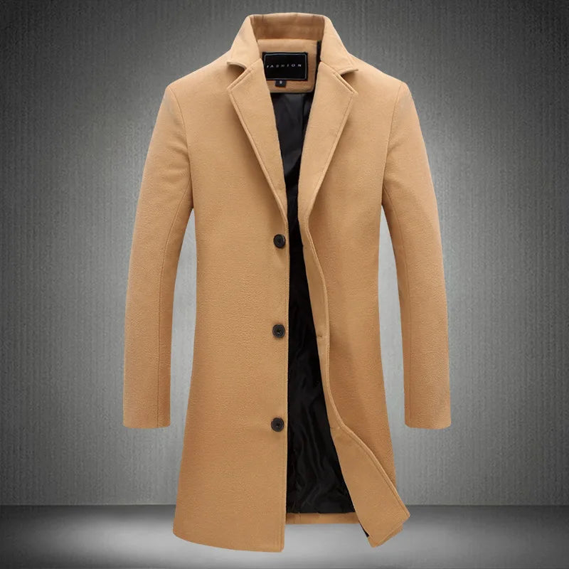 Men's La Slim Fit Broadcloth Blazer Coat