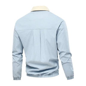 Men's Casual Cargo Lapel Bomber Jacket