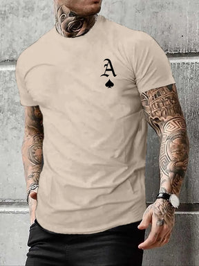 Plus Size Men's Playing Card Shirt